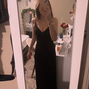 Sparkly black prom dress